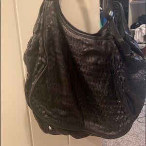 Cynthia Vincent black hobo back (100% leather)